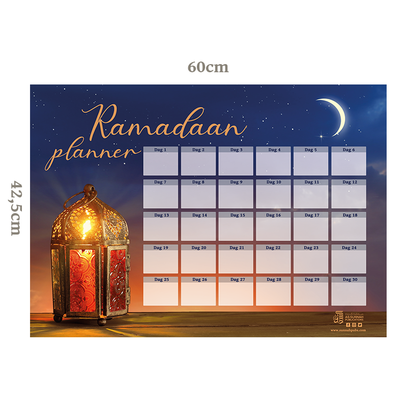 Ramadan planner- poster