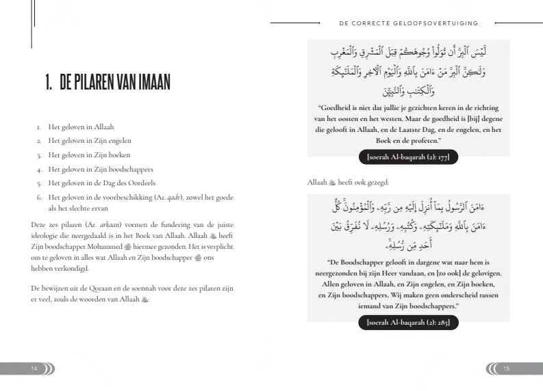 De correcte geloofsovertuiging