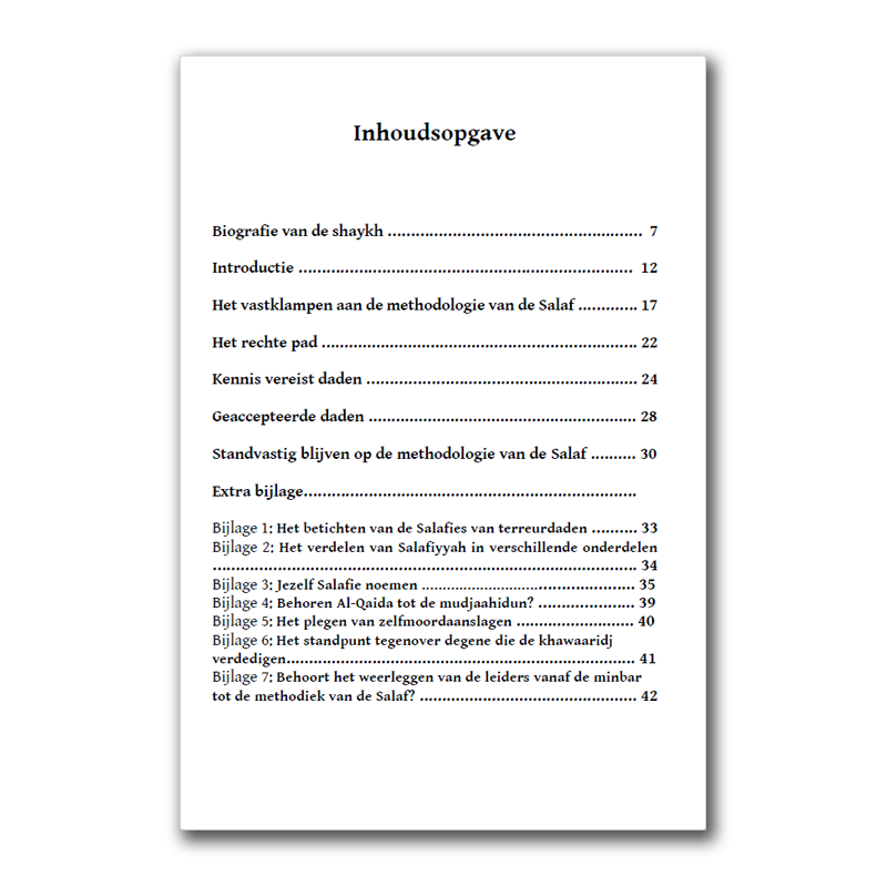 Salafiyyah haar werkelijkheid en kenmerken